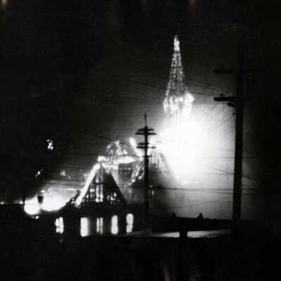 First Congregational Church Fire - 1923 - 1024 Main Street, Oregon City