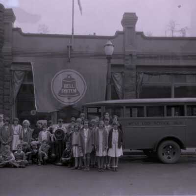 Bell Telephone Group Photo: Copyright: None; Origsize: 9.75X5.5; Origformat: Negative