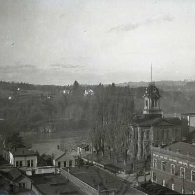 Oregon City from the Bluff at 8th Street