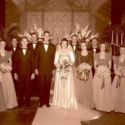 William Estes Wedding photograph - September 1941