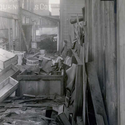 1918 Flood - Portland Flouring Mills - Damage