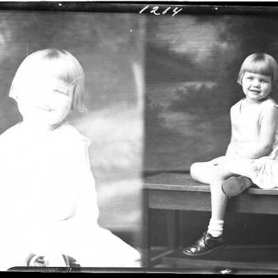 Female child's Photograph for Mrs. Wayne Coulter - October 1929