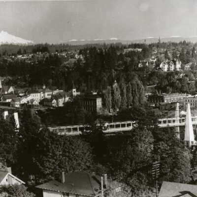 Oregon City 1914 - from West Linn