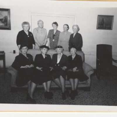 Group of women at Stevens Guest House 1950