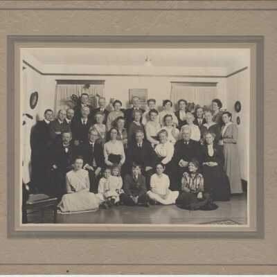First Congregational Church c.1915 - Bible Class Teacher Mr. Dye