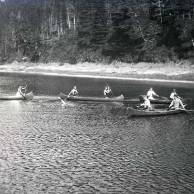 Boy Scout Canoe Class Camp Merriwether