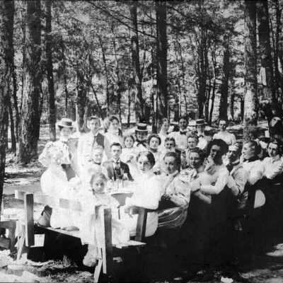 Congregational Church Sunday School Class of Mrs. Martha White. 1900.: Copyright: None; Origsize: 5" x 7"; Origformat: Print-Photographic