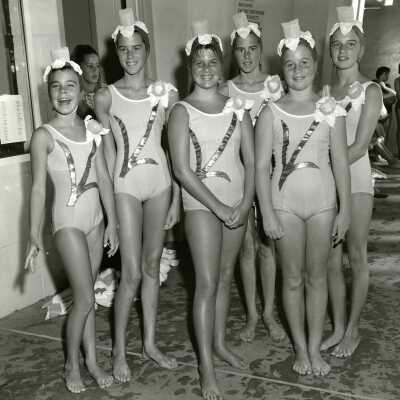 Oregon City Synchronized Swim Team.