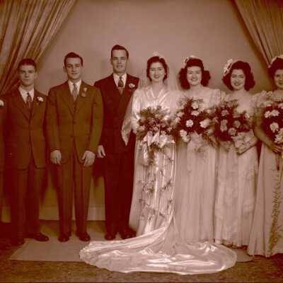 James Saulzburg Wedding Photograph - January 1945