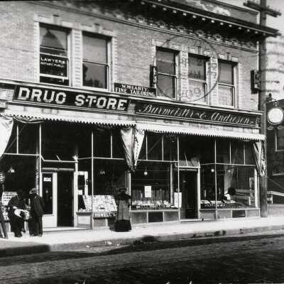 Oregon City 1908 - Andresen Building - 7th and Main Street