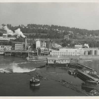 Crown Zellerback Mill - Willamette Falls - Oregon City Oregon - No Date