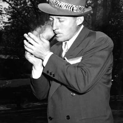 Bing Crosby.: Copyright: None; Origsize: 8" x 10"; Origformat: Print-Photographic