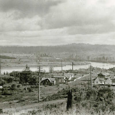 West Linn 1899 - Bolton Hill looking towards Gladstone and Park Place, Oregon