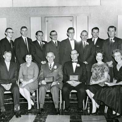 District Servic eAwards with Robert Hoy Insurance, 1960s.: Origformat: Print-Photographic