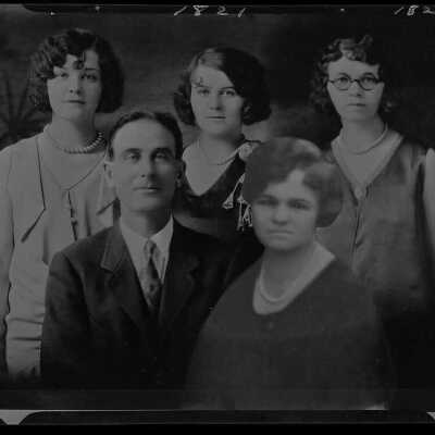 Photo of a family for Mrs. M.C. Caldwell - June 1930