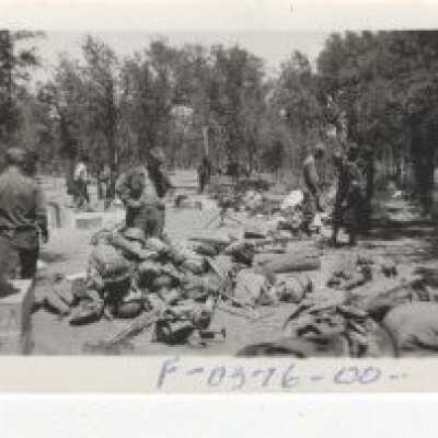 Unknown Men and Their Army Gear - Fort Lewis