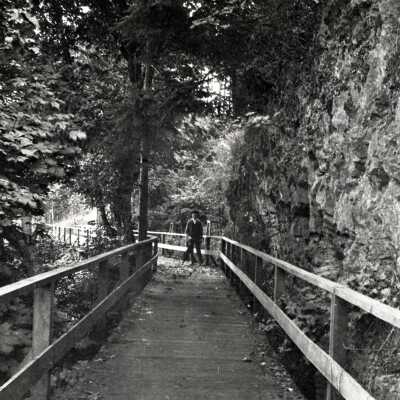 West Linn 1900 - Walkway Down to Mill
