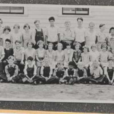 Carver School Students 1934 - 1st - 8th Grades - Carver, Oregon