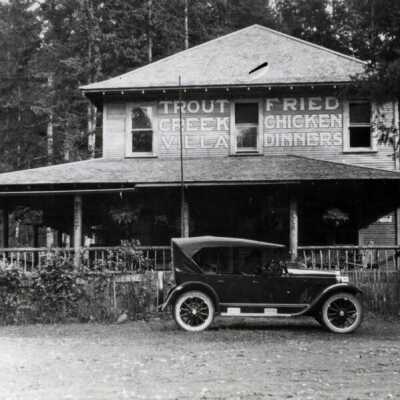 Trout Creek Villa on Molalla River.: Origsize: 4" x 6"; Origformat: Print-Photographic
