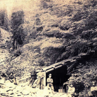 Mining on the mountain.