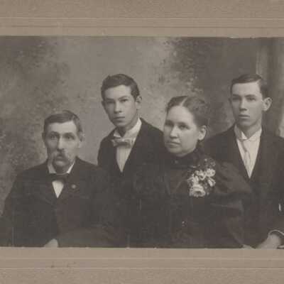 Charles Williams Family Portrait 1897
