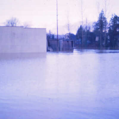 1964 Flood - 16th and Main - Oregon City