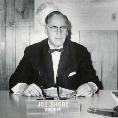 Joe Shobe, Sheriff of Clackamas County, 1965: Origformat: Print-Photographic