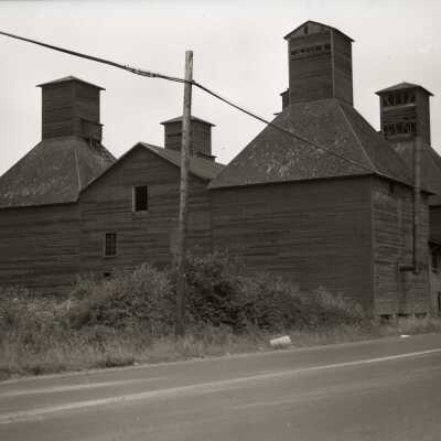 Hop Dryer 1961 - Park Place, View from the Road.