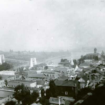 Oregon City 1902 - From Top of the 5th Street Stairs