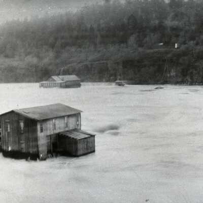 1890 Flood - Willamette Falls Electric Station A