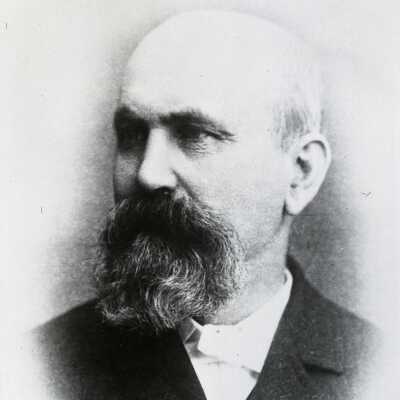 John Myers as Master of Multnomah #1 Masonic Lodge.