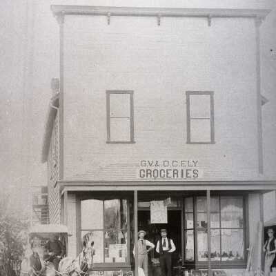 Elyville Grocery Exterior 1895 - Molalla Avenue