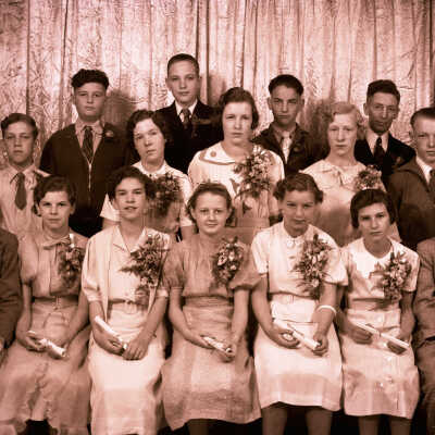 Park Place Class photograph - No Date or names