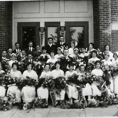 Barclay School Students 1914 - Graduating Class - Oregon City