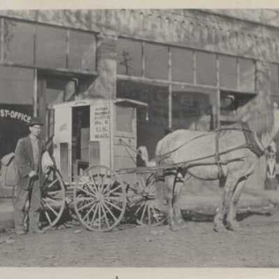 Canby Post Office 1916 - Rural Mail Carrier