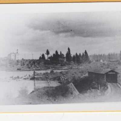 Oswego Dam and Covered Bridge 1895