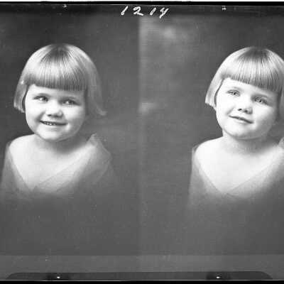 Female child's Photgraph for Mrs. Wayne Coulter - October 1929