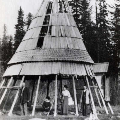 Mt. Hood 1910 - Remains of King David's Church - Summit Meadows