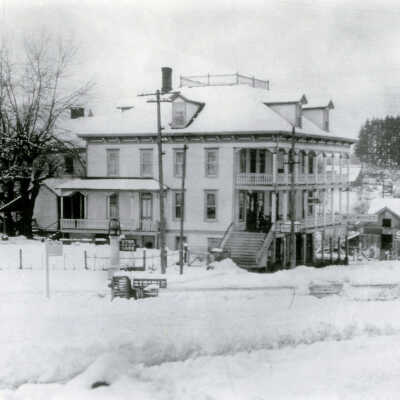 Pioneer Hotel, Aurora, Oregon. 1913.: Copyright: None; Origsize: 8" x 10"; Origformat: Print-Photographic