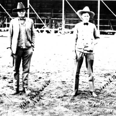 Oregon City Frontier Days 1929 - Kelly Field - Noble Reaksecker and Harold Buzick