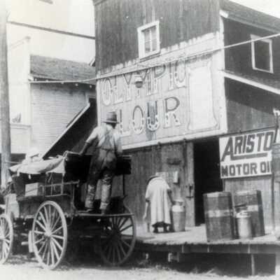 Sunnyside General Store. 1917.: Copyright: None; Origsize: 8" x 10"; Origformat: Print-Photographic