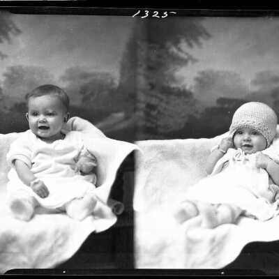 Photograph of an infant child for A. Littmmaier - December 1929 - Negative