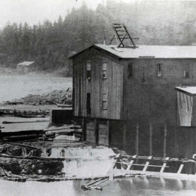 1890 Flood - "Station A" - Dam Repair after the Flood