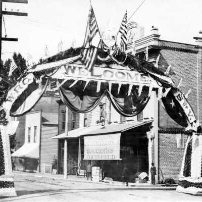 Grand Army of the Republic veterans, State Encampment, 1905, Oregon City.