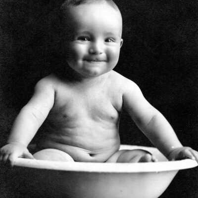 Lena Hulbert as a Baby.: Copyright: None; Origsize: 5" x  7"; Origformat: Print-Photographic