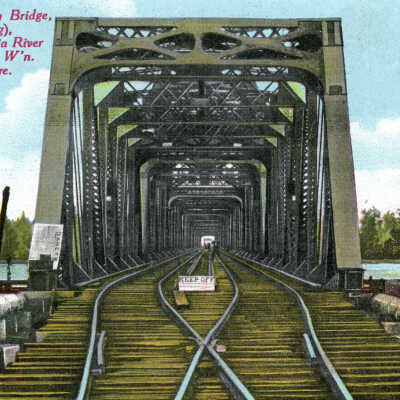North Bank Railway Bridge between Portland and Vancouver, Washington