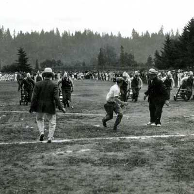 Men's Cart Relay, Gladstone 4th of July Celebration.