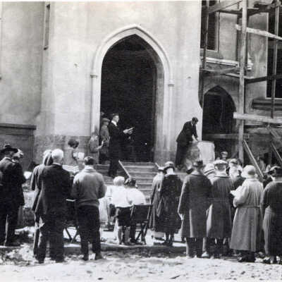 Laying of Cornerstone for Atkinson Memorial Church - 1924