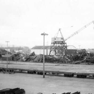 Oregon Shipyard, 1947: Copyright: None; Origsize: 2"x4"; Origformat: Print-Photographic