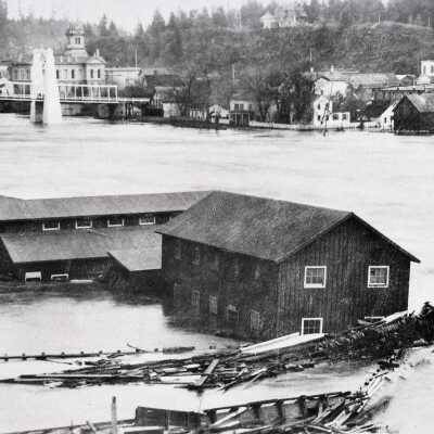 1890 Flood - West Linn Excelsior Mill